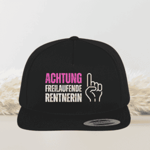 Freilaufende Rentnerin - Cap