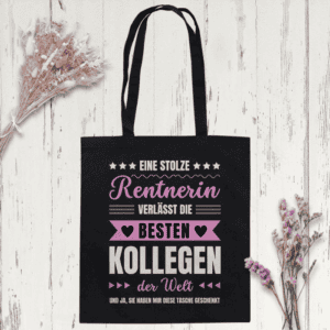 Rentnerin Kollegen Tasche