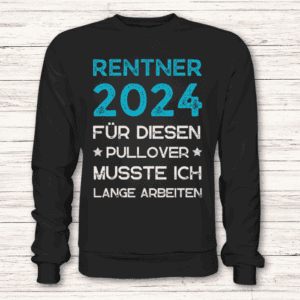 Rentner 2024: Für diesen Pullover lange gearbeitet – Pullover