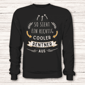 So sieht ein richtig cooler Rentner aus - Pullover