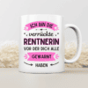 Ich bin die verrückte Rentnerin - Tasse