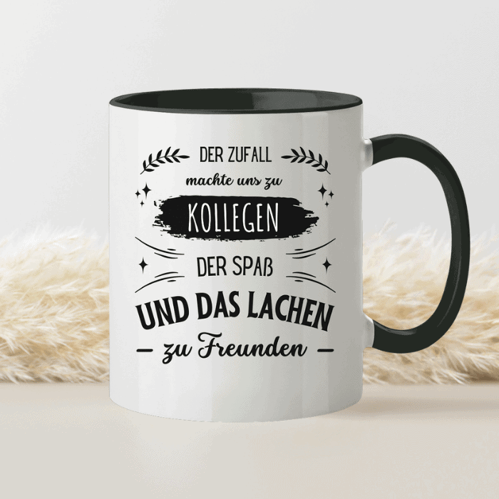 Der Zufall machte uns zu Kollegen - Tasse